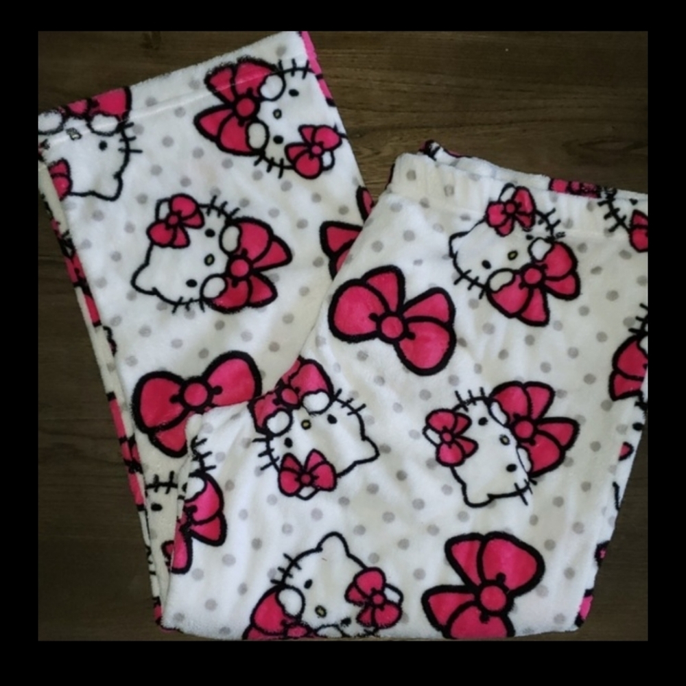 New Hello Kitty Fleece Casual Lounge Sleeping Pant 2X (18-20) NWOT